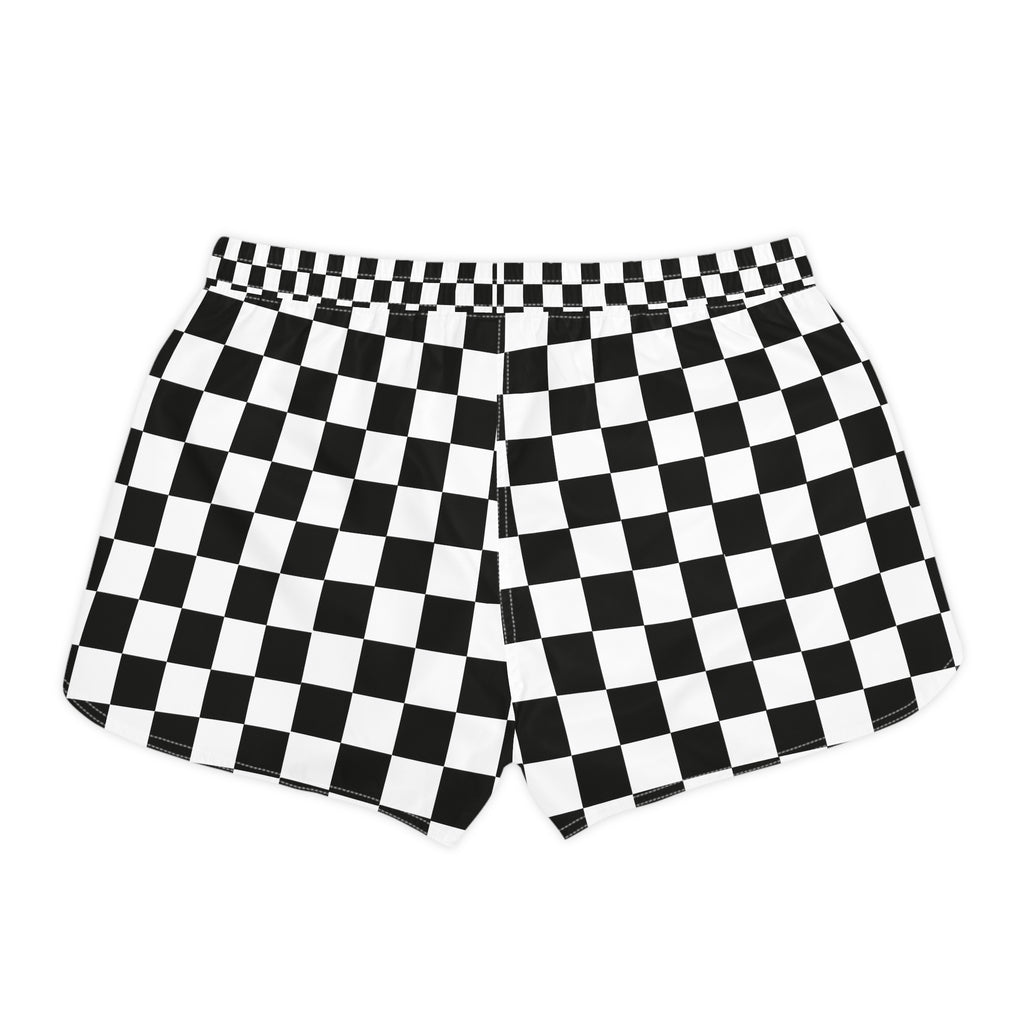 Off Track Moto Check Lounge Shorts