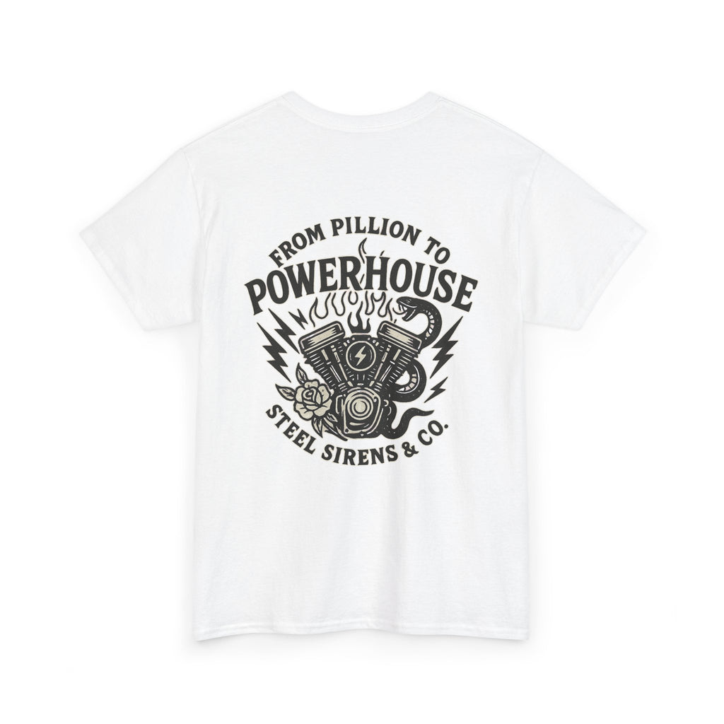 Pillion to Powerhouse Tee