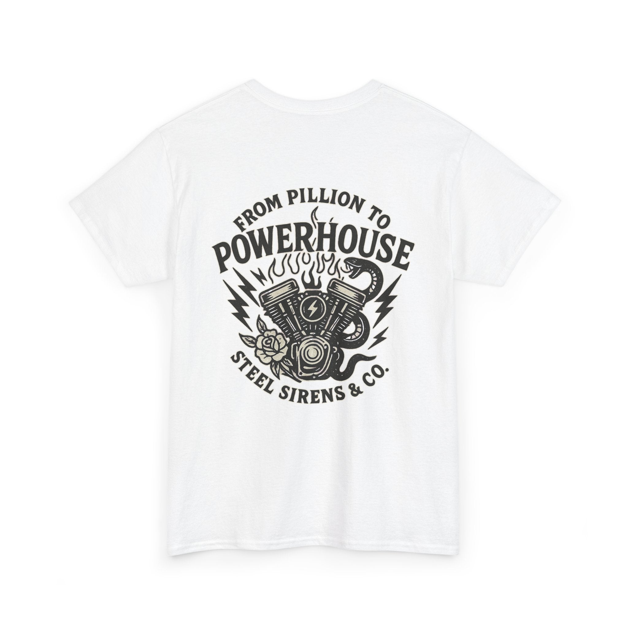 Pillion to Powerhouse Tee