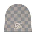 Baby Beanie — Steel Sirens Checker Knit Baby Hat