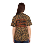 Leopard Motherhood Baseball Jersey — Women's Retro Rocker AOP