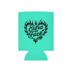 Extra as Fuck Can Cooler – Steel Sirens & Co. Flaming Heart Drink Koozie