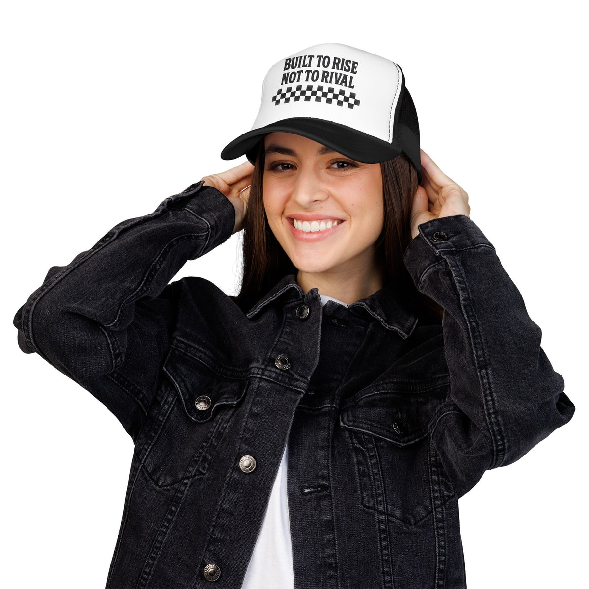 Rise Over Rivalry Foam Trucker Hat