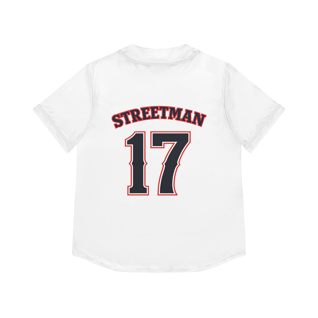 Streetman 17 Women's Baseball Jersey — Winston Red Sox Fan Tee
