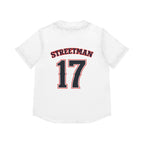 Streetman 17 Women's Baseball Jersey — Winston Red Sox Fan Tee