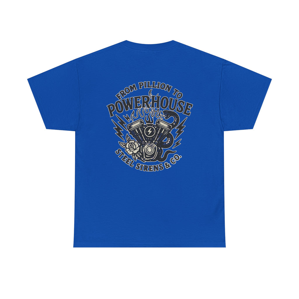 Pillion to Powerhouse Tee