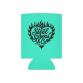 Extra as Fuck Can Cooler – Steel Sirens & Co. Flaming Heart Drink Koozie