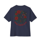 Skull Rose Unisex Oversized Boxy Tee