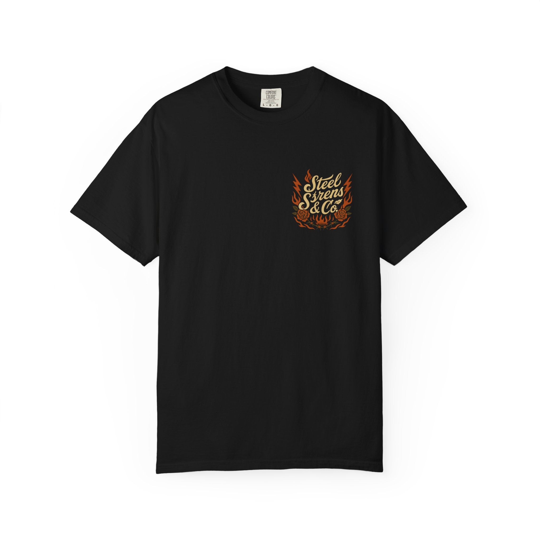 Leo Born, Fire Forged Garment-Dyed T-shirt
