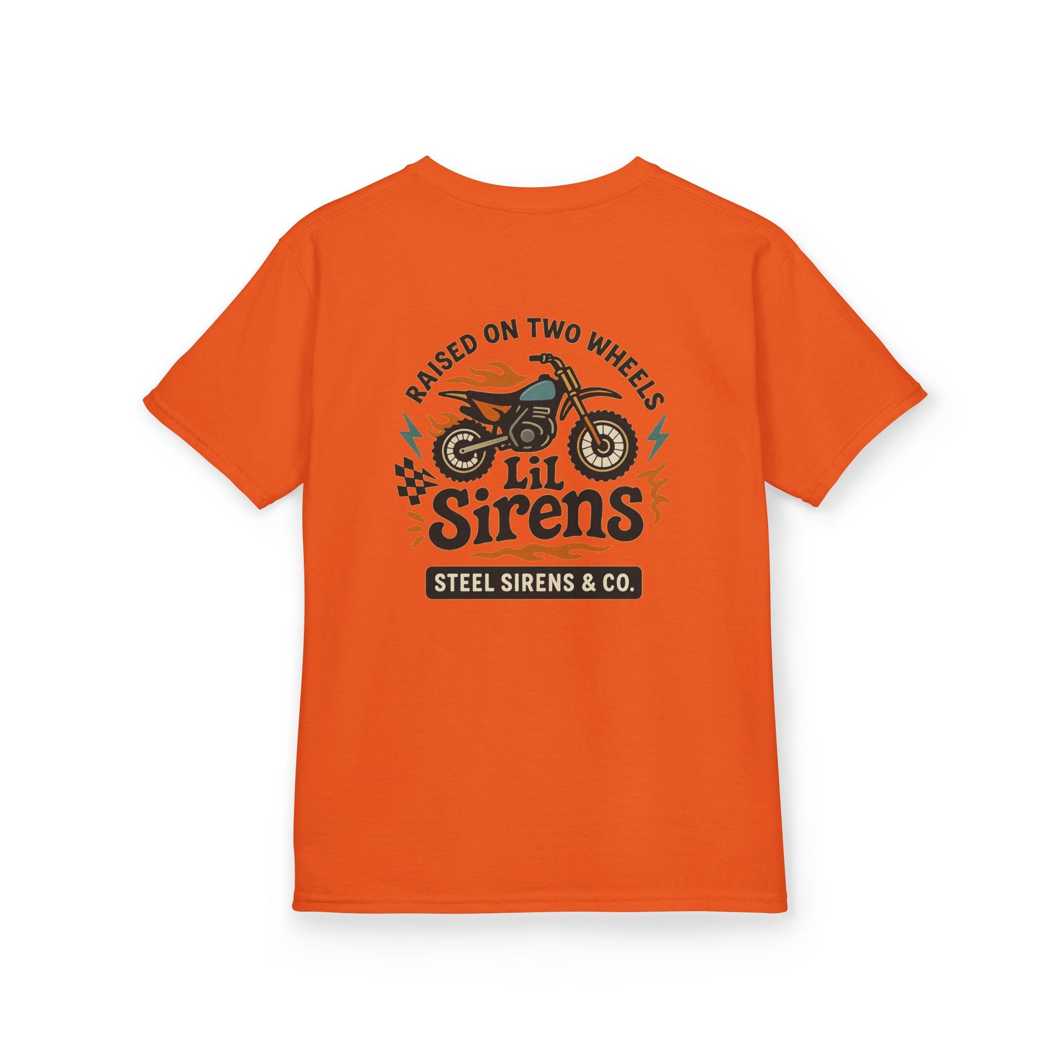 Raised on Two Wheels Youth Tee