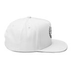 Flat Bill Cap — 'Steel Sirens & Co' Embroidered Laurel Snapback