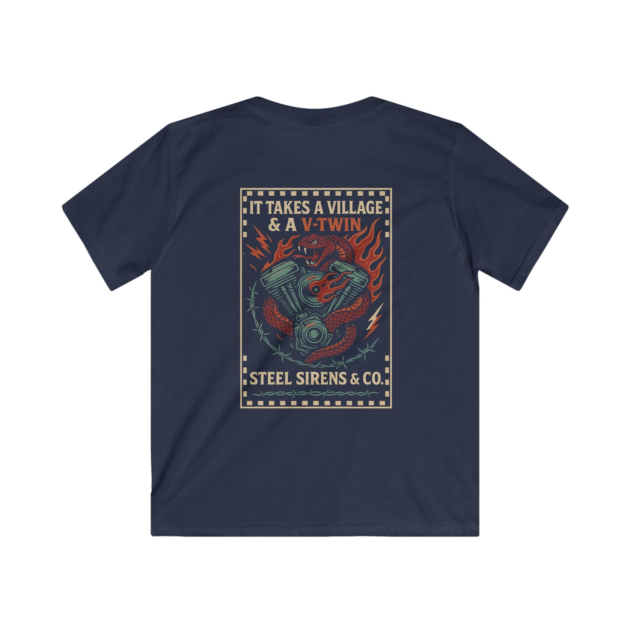 Village & V-Twin - Youth Tee