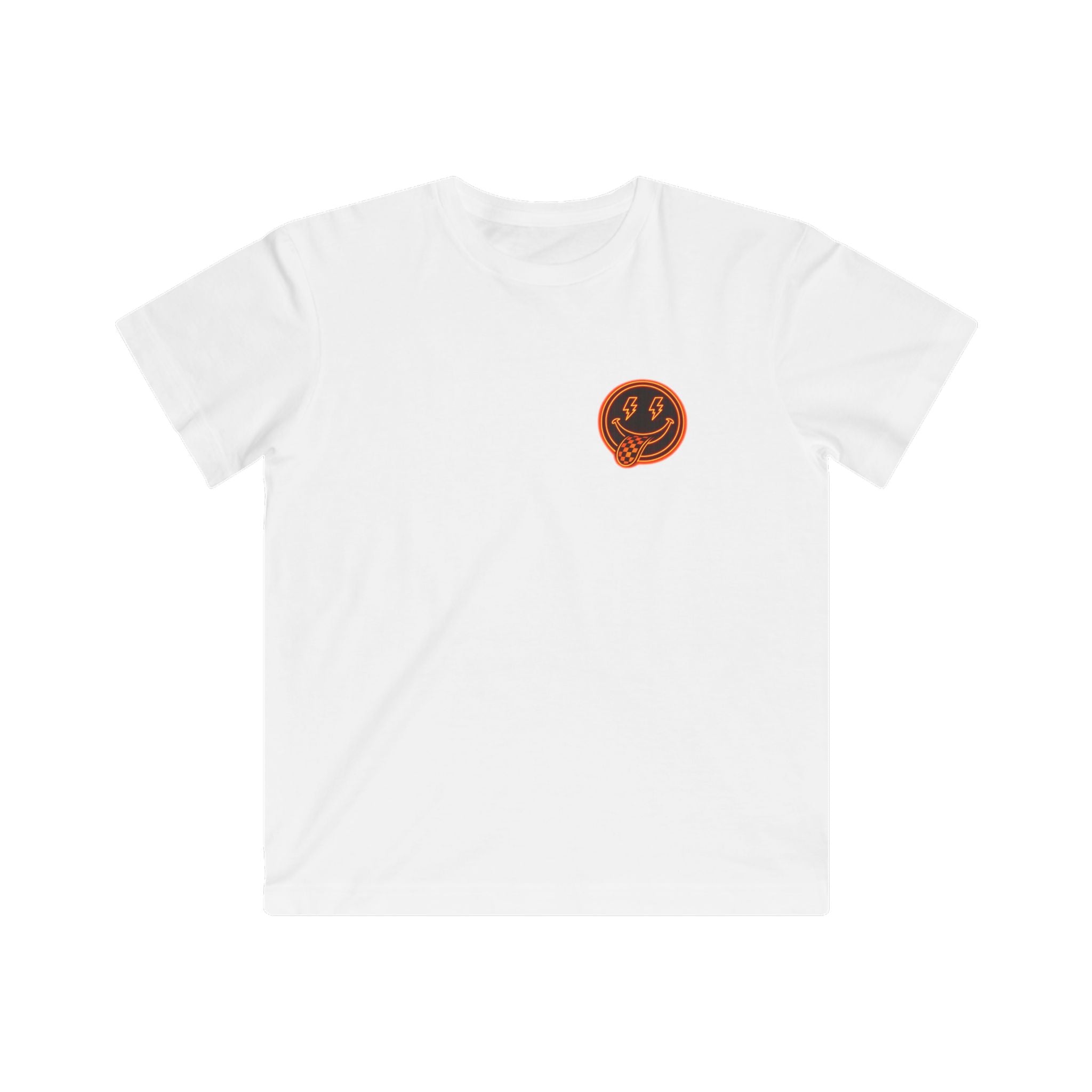 Kids Tee — Retro Racing Patch "Ridgewood Speed Shop"