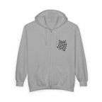 Steel Sirens Co. Zip Hoodie — Vintage Nautical Siren Graphic Full-Zip Sweatshirt
