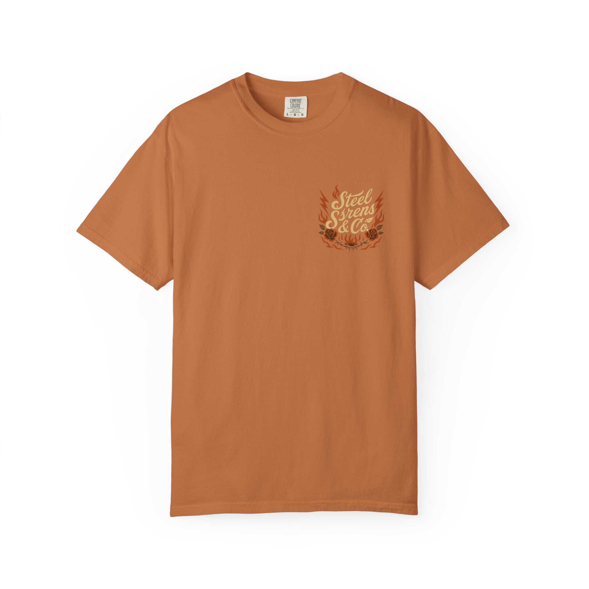 Leo Born, Fire Forged Garment-Dyed T-shirt