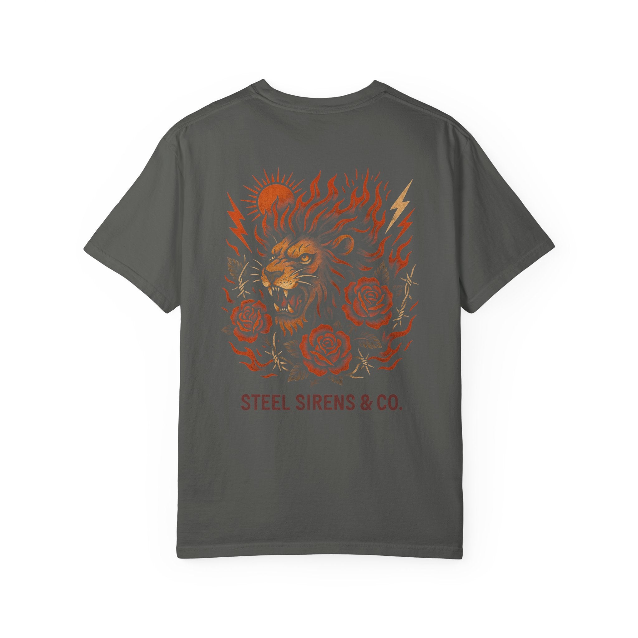Leo Born, Fire Forged Garment-Dyed T-shirt