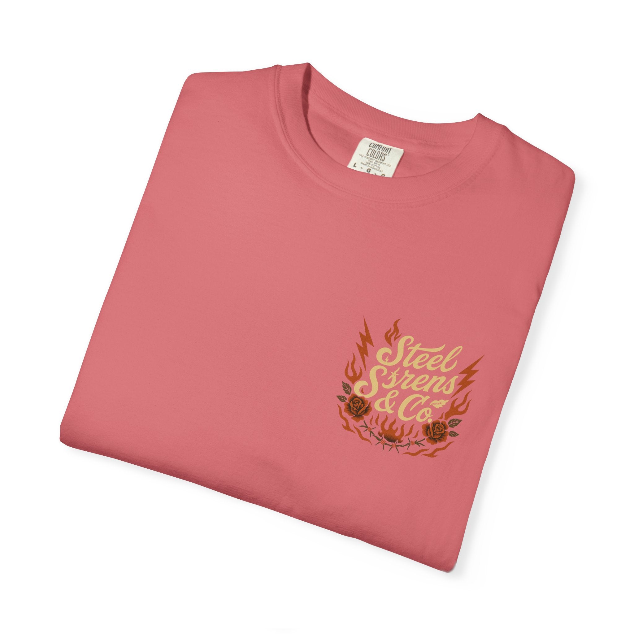 Leo Born, Fire Forged Garment-Dyed T-shirt