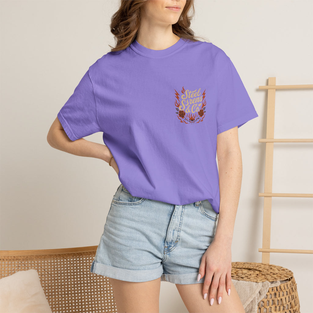 Leo Born, Fire Forged Garment-Dyed T-shirt