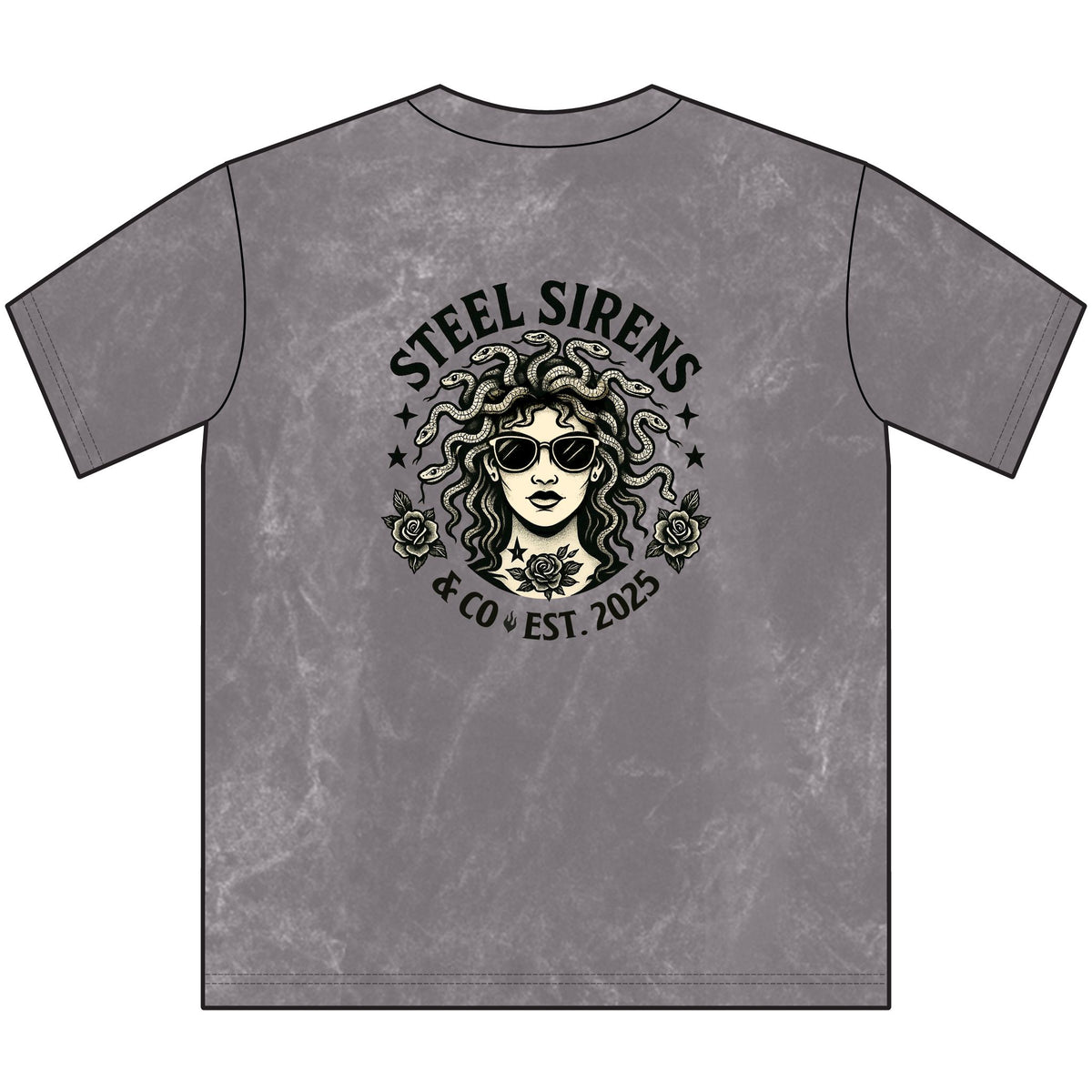 Stone Cold Medusa Mineral Washed Tee