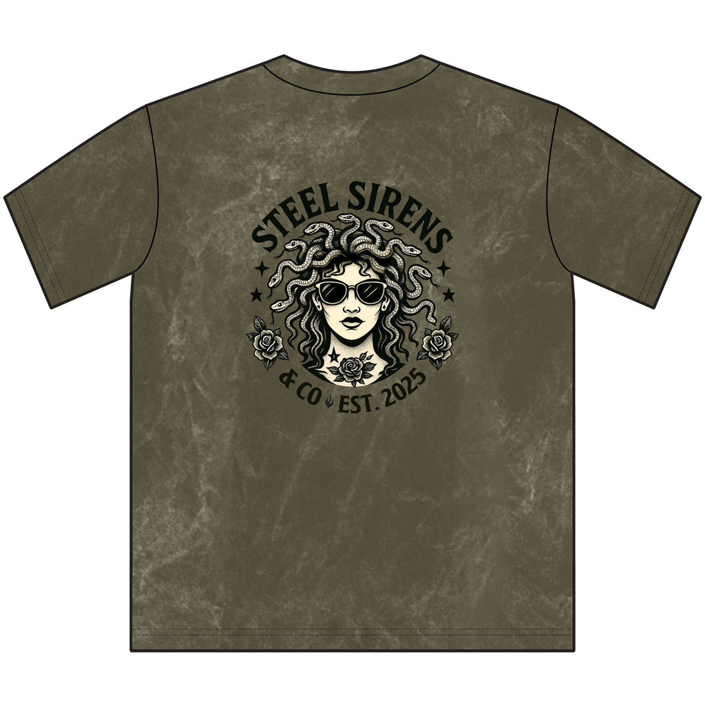 Stone Cold Medusa Mineral Washed Tee