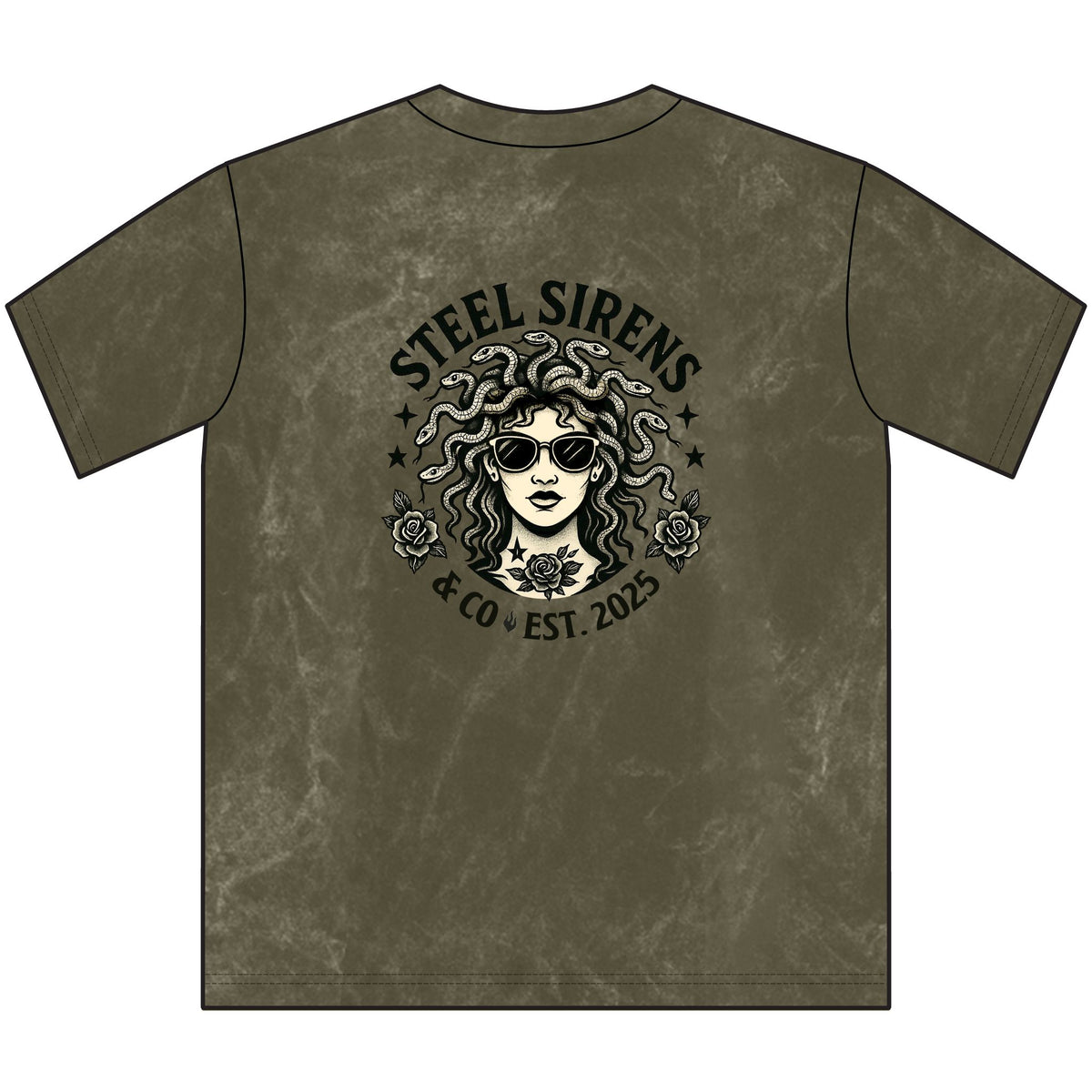 Stone Cold Medusa Mineral Washed Tee
