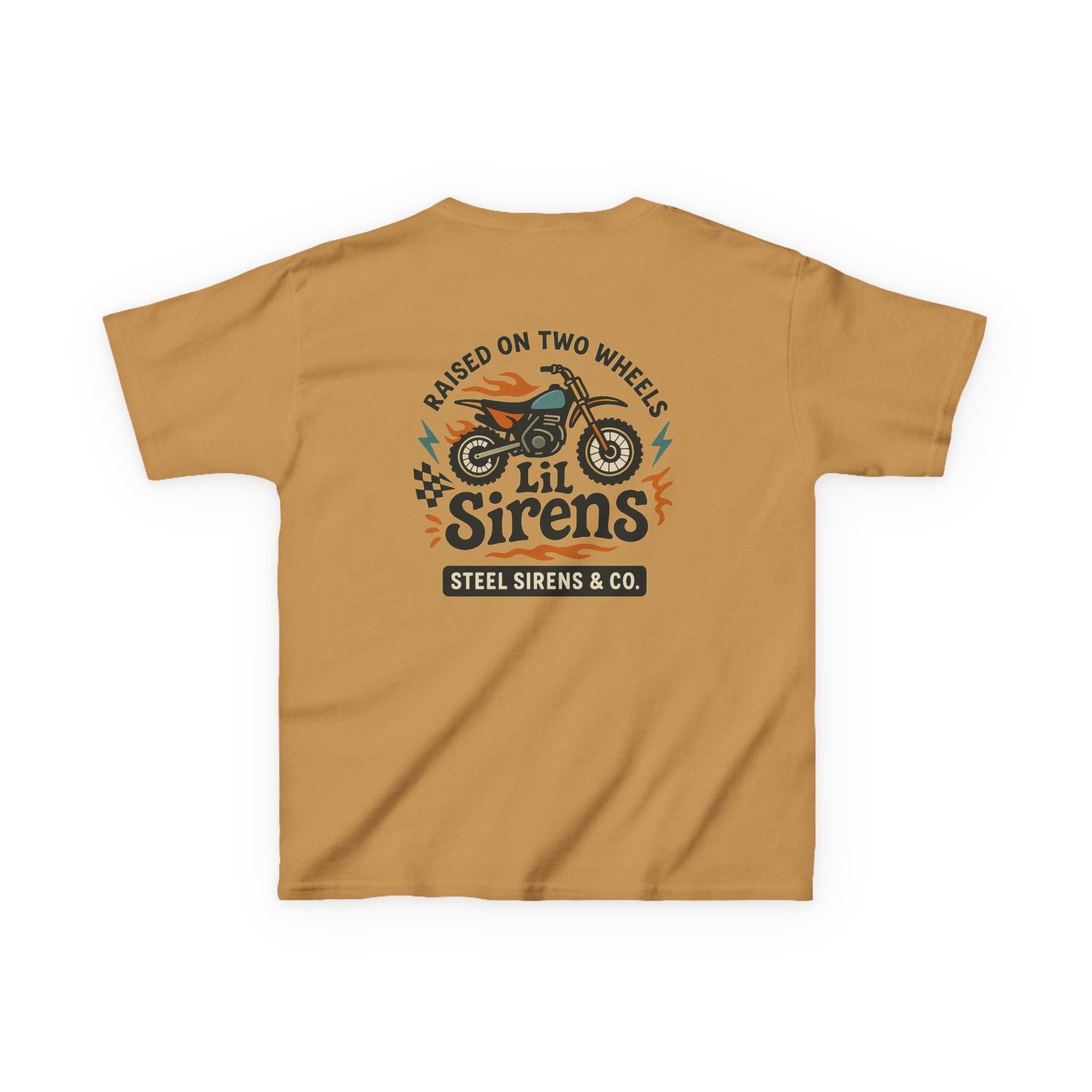 Raised on Two Wheels Youth Tee
