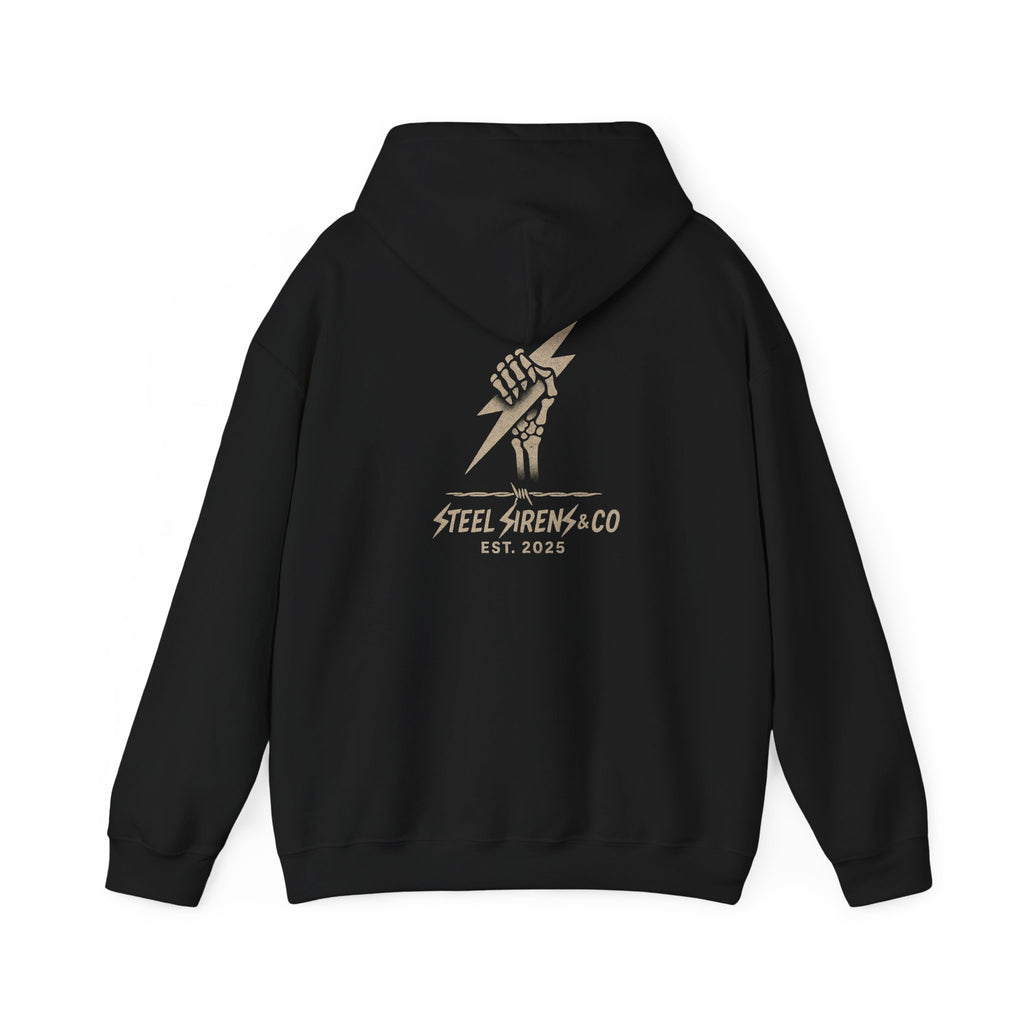 Bold Graphic Hoodie for Music Lovers, Unisex Sweatshirt, Perfect for Concerts, Casual Outfits, Gift for Him or Her