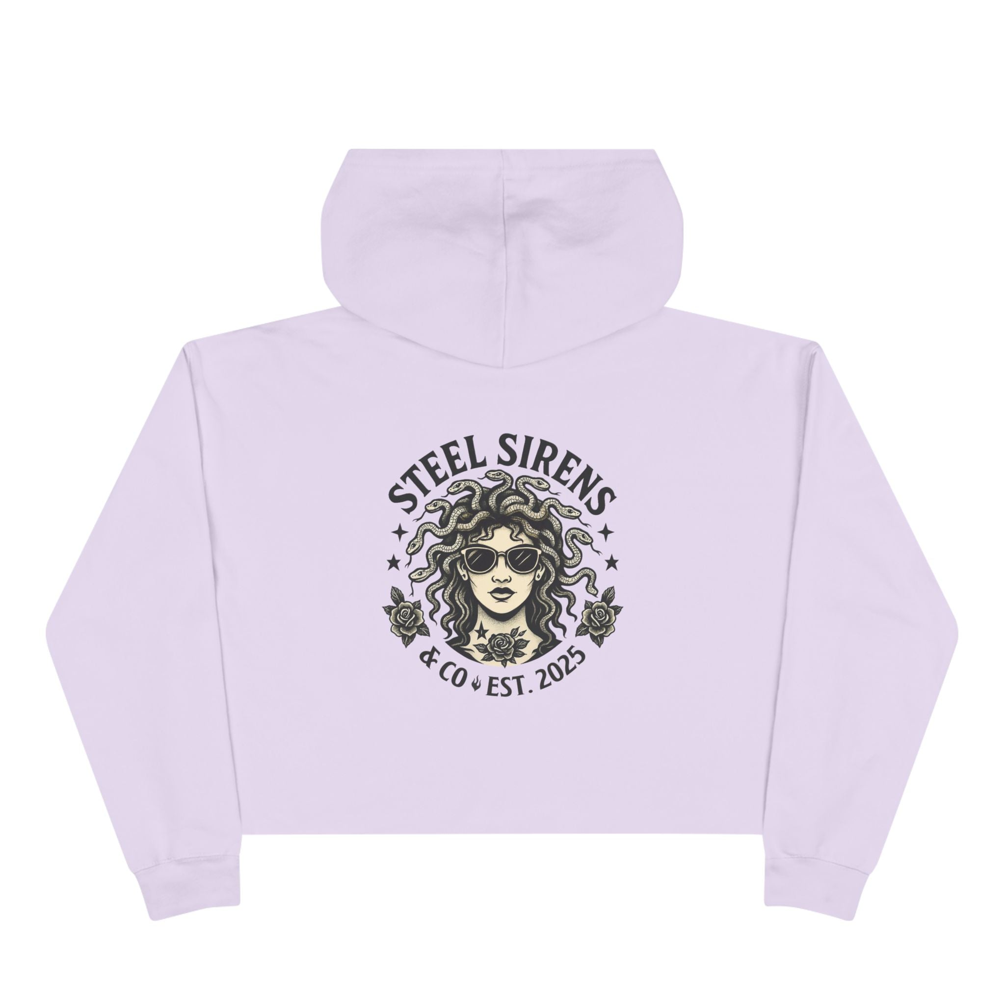 Classic Medusa Cropped Hoodie