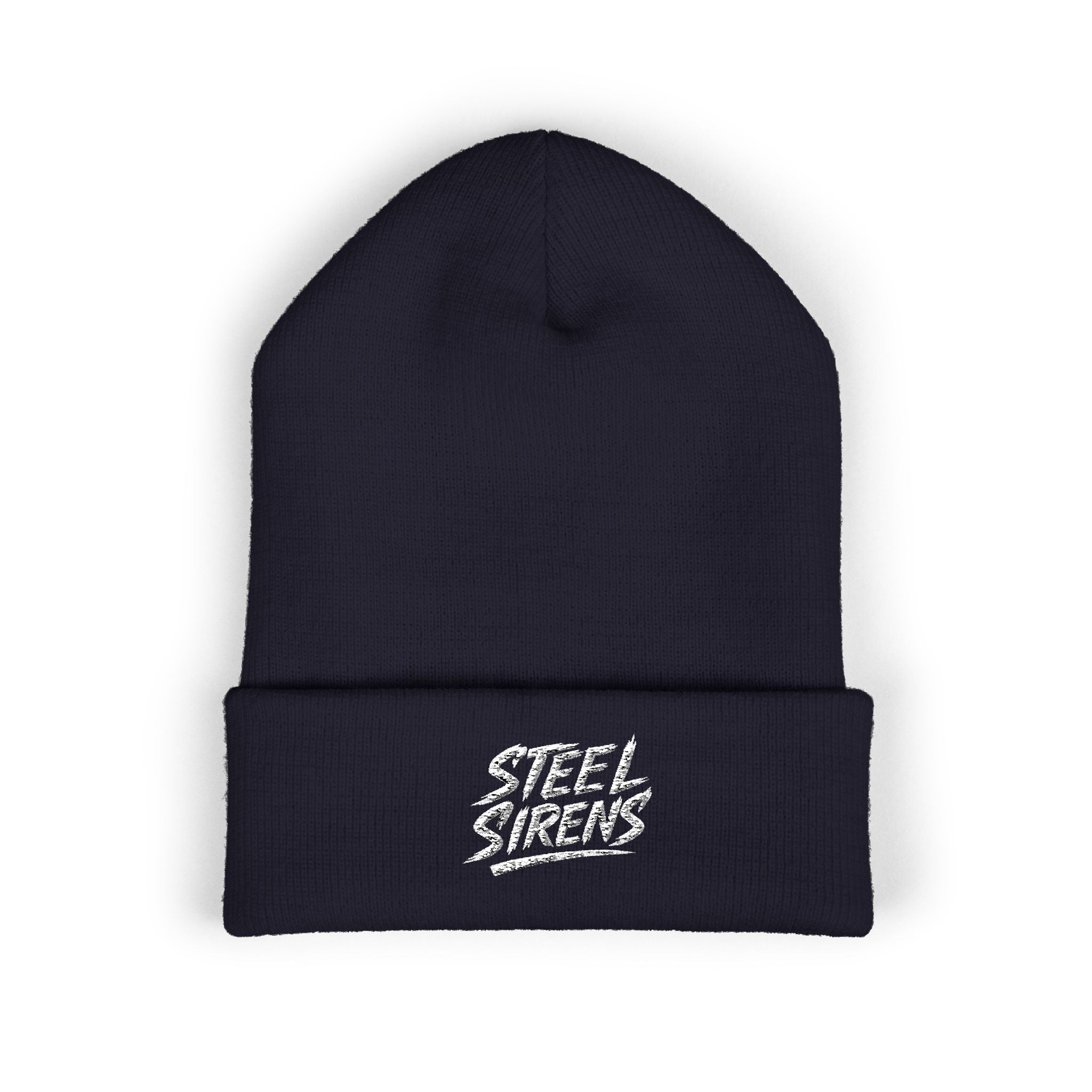 Steel Sirens Embroidered Cuffed Beanie