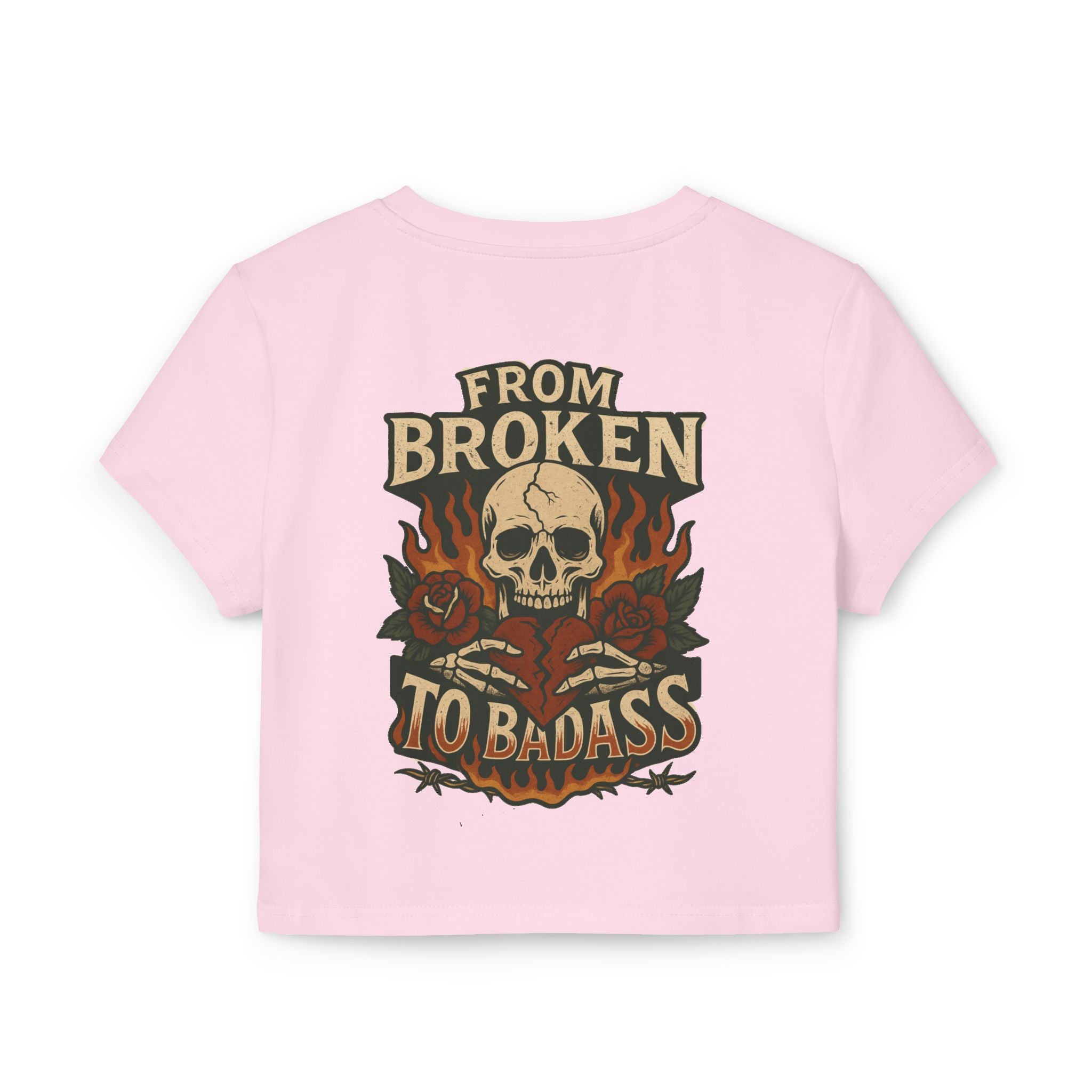 Broken to Badass Crop Tee
