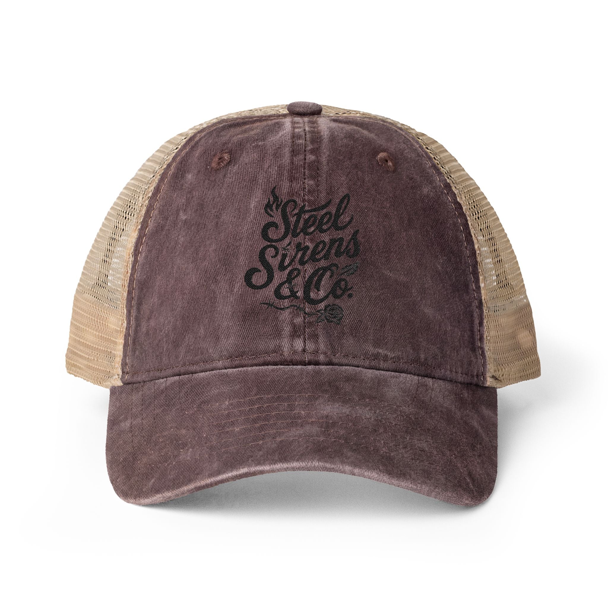 Women's Washed Mesh-Back Cap