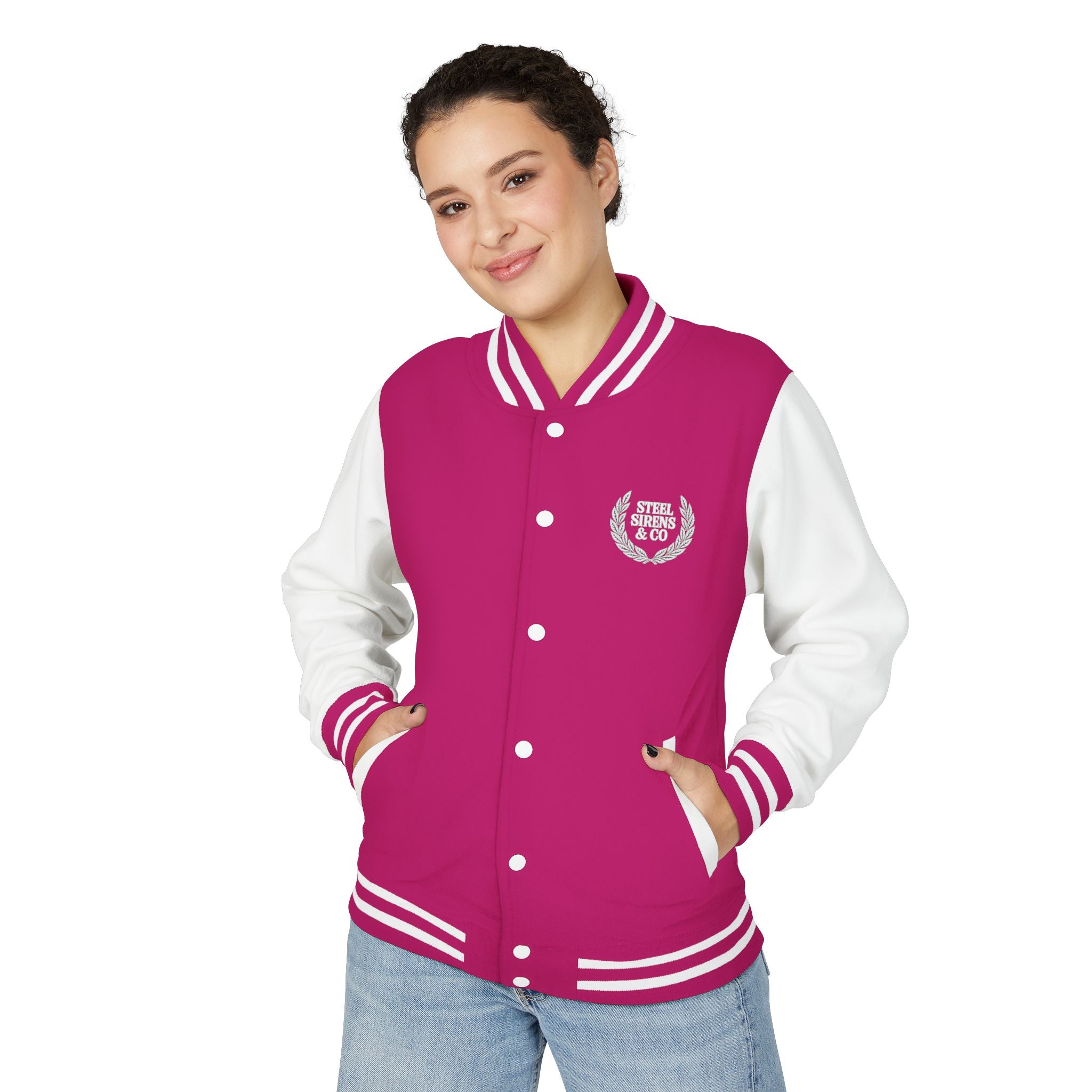 Letterman Jacket — Steel Sirens Crest Varsity Jacket