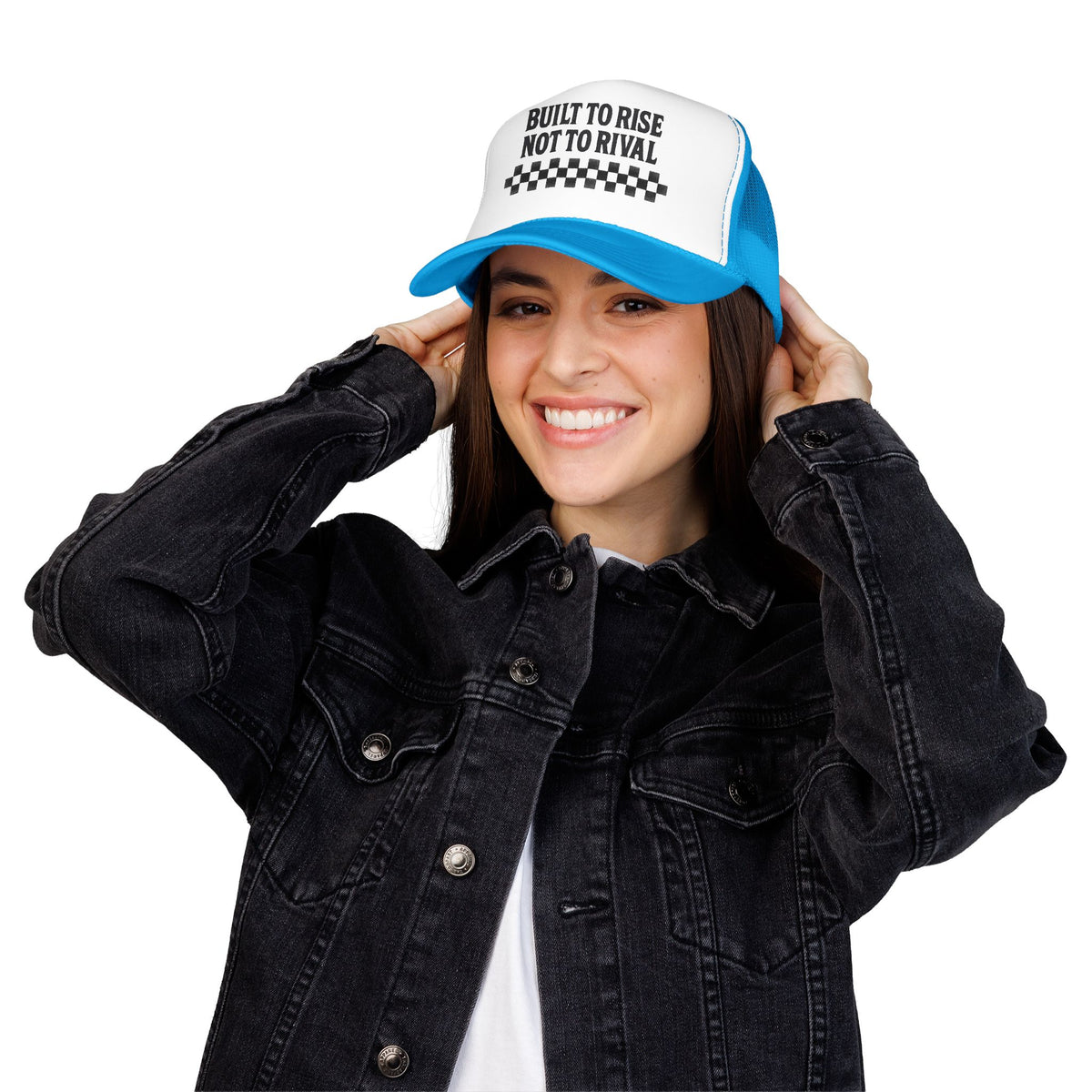 Rise Over Rivalry Foam Trucker Hat