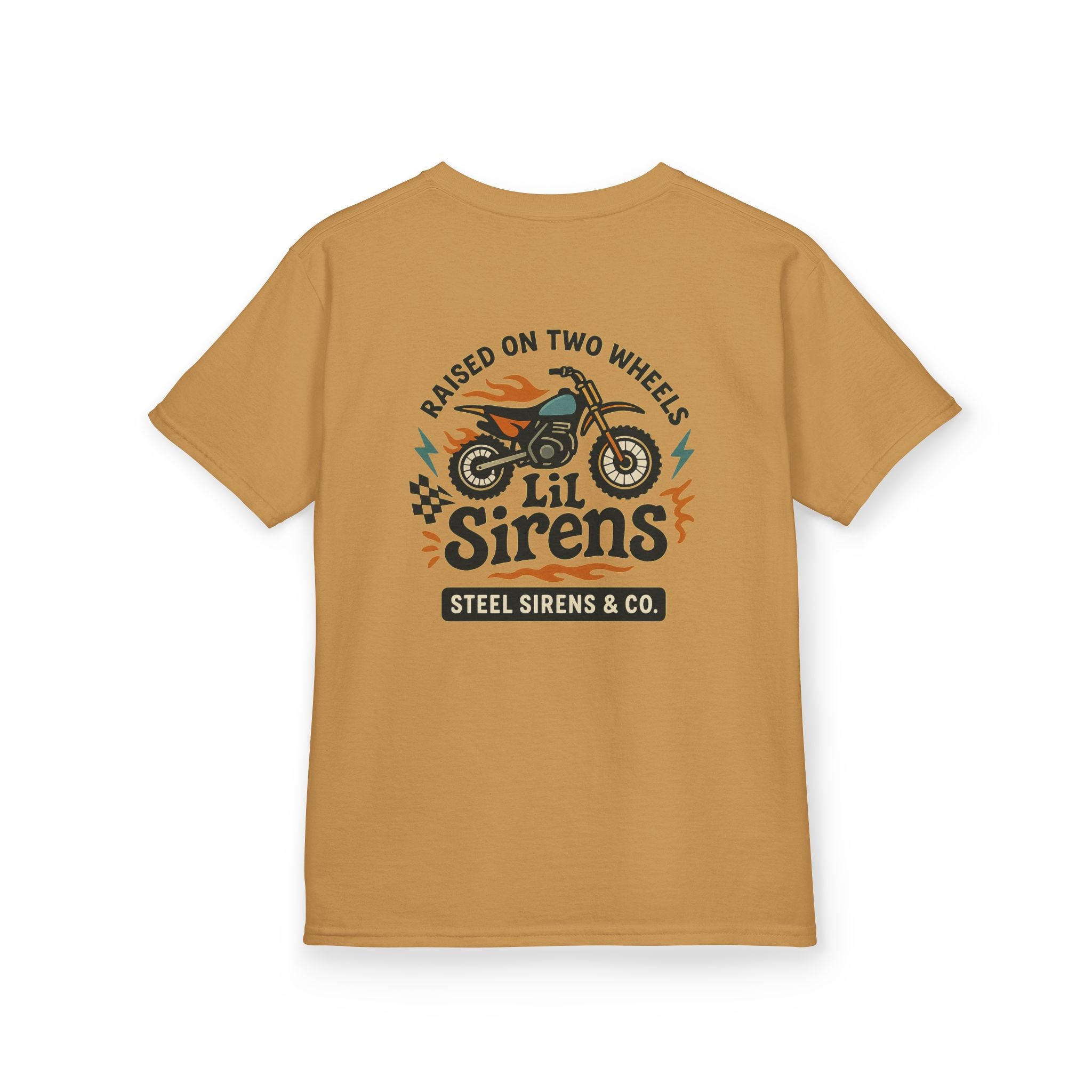 Raised on Two Wheels Youth Tee
