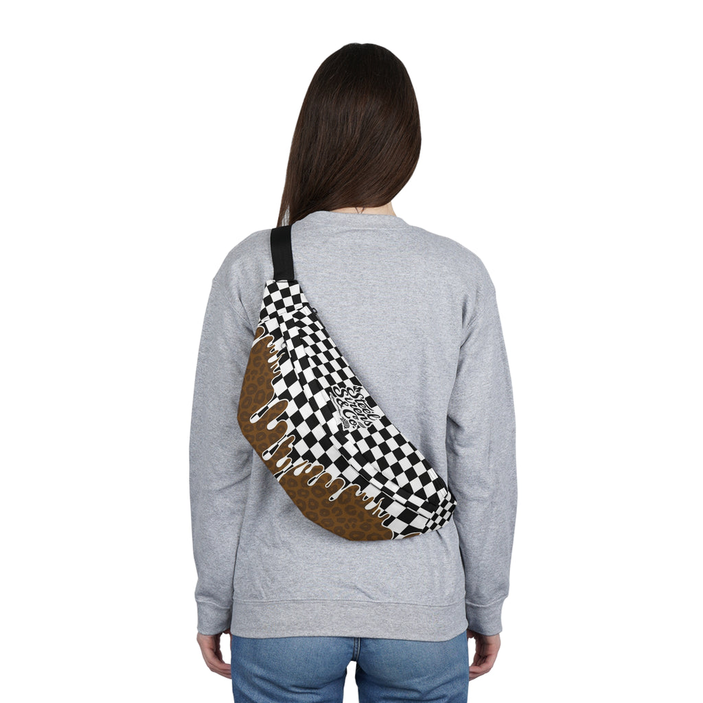 Drip Check Large Fanny Pack