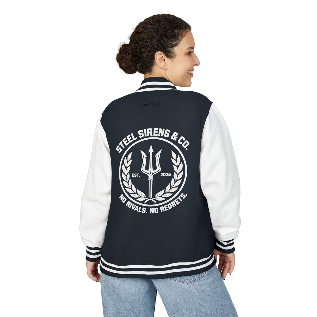 Letterman Jacket — Steel Sirens Crest Varsity Jacket