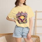 Steel Sirens Graphic T-Shirt — Retro Eagle Sunset Band Tee