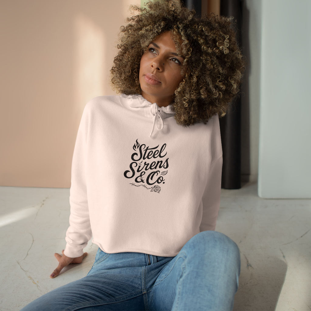 Classic Medusa Cropped Hoodie