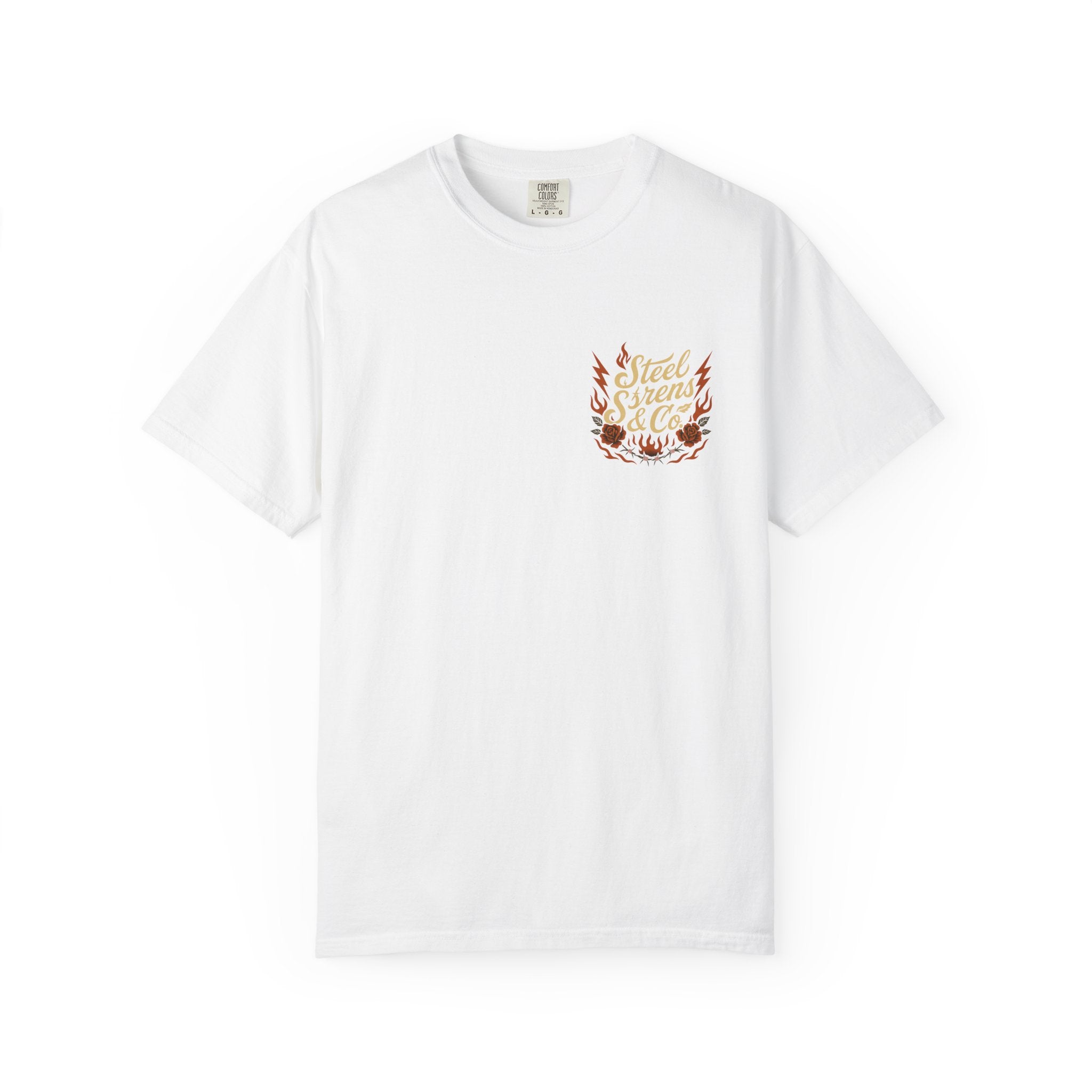 Leo Born, Fire Forged Garment-Dyed T-shirt