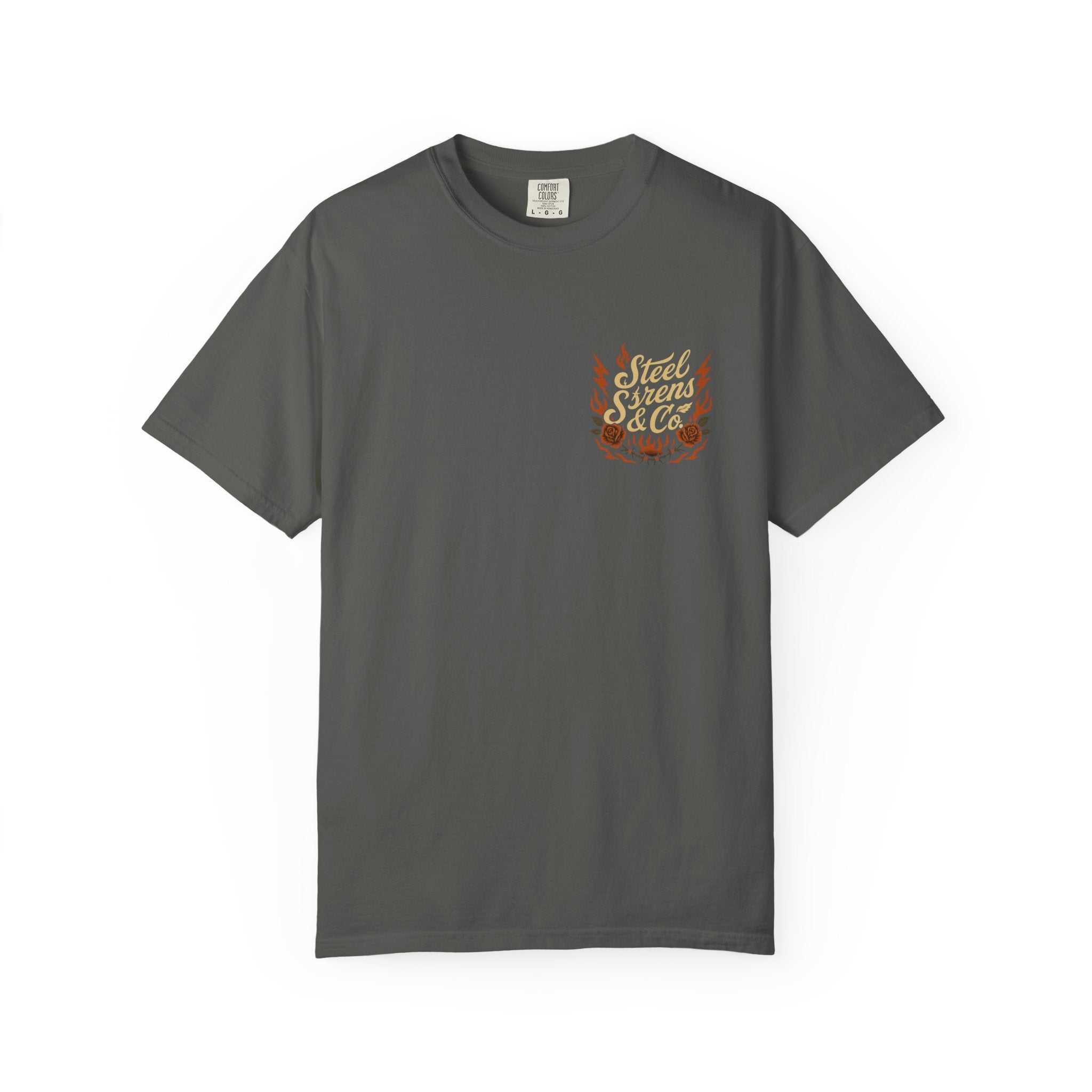 Leo Born, Fire Forged Garment-Dyed T-shirt