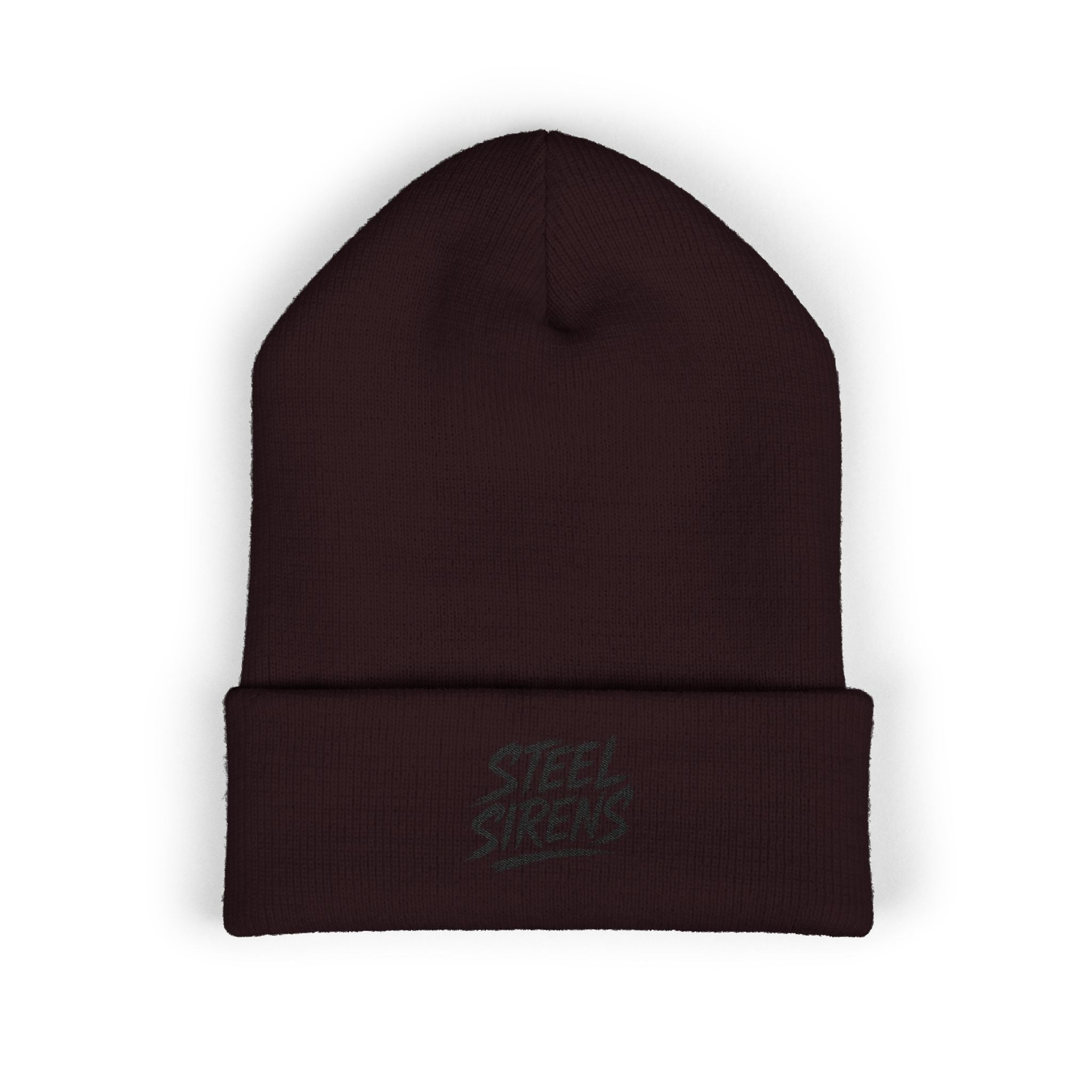 Steel Sirens Embroidered Cuffed Beanie