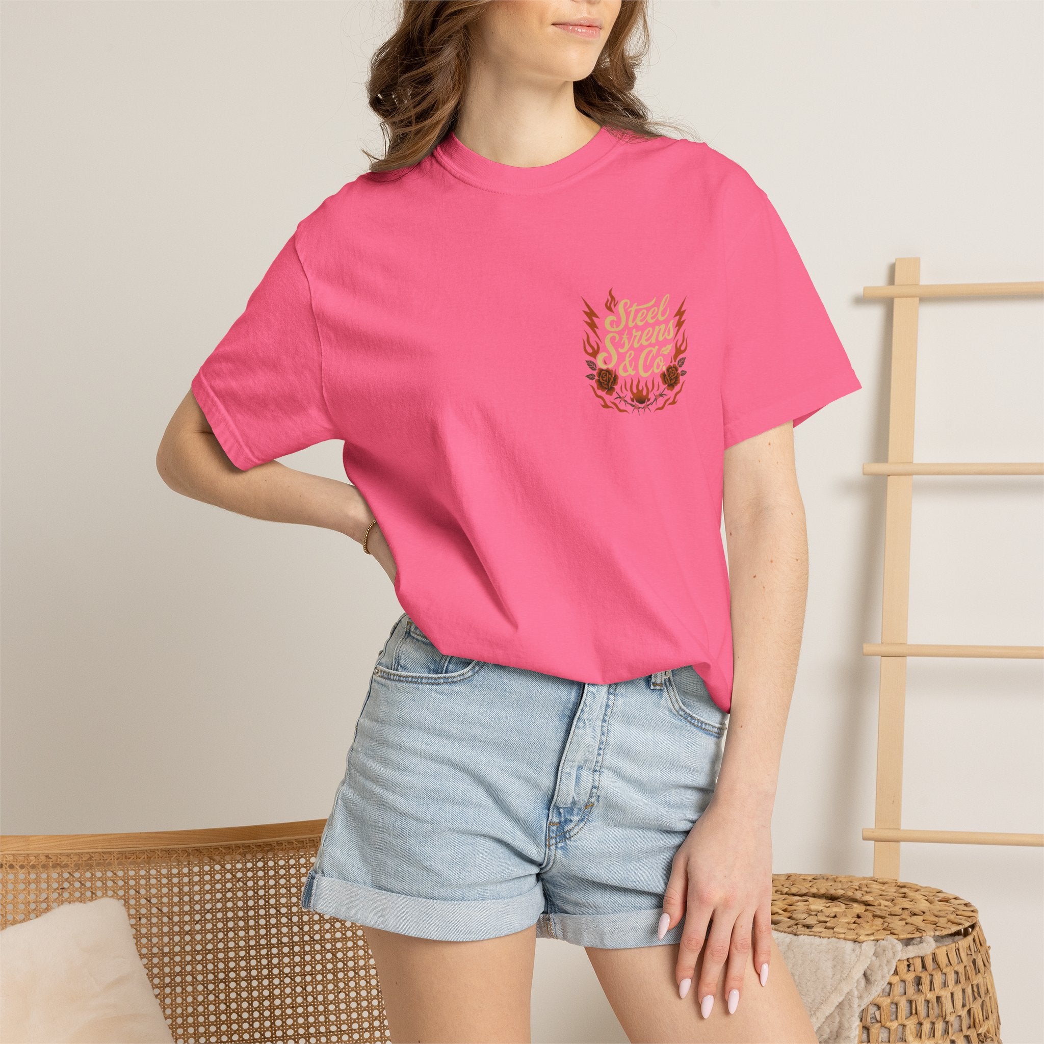 Leo Born, Fire Forged Garment-Dyed T-shirt