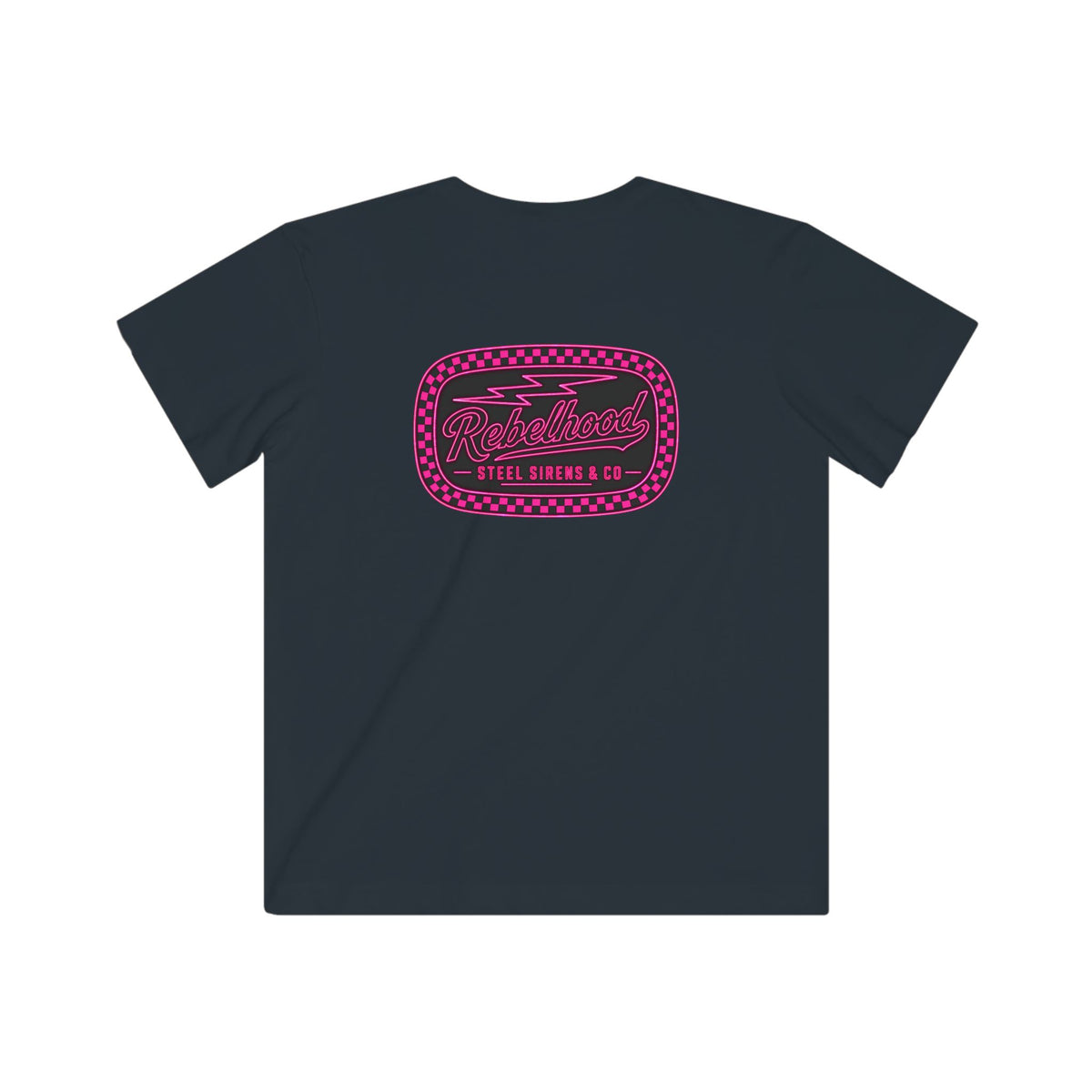 Neon Pink Rebelhood Youth Graphic Tee