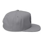 Flat Bill Cap — 'Steel Sirens & Co' Embroidered Laurel Snapback