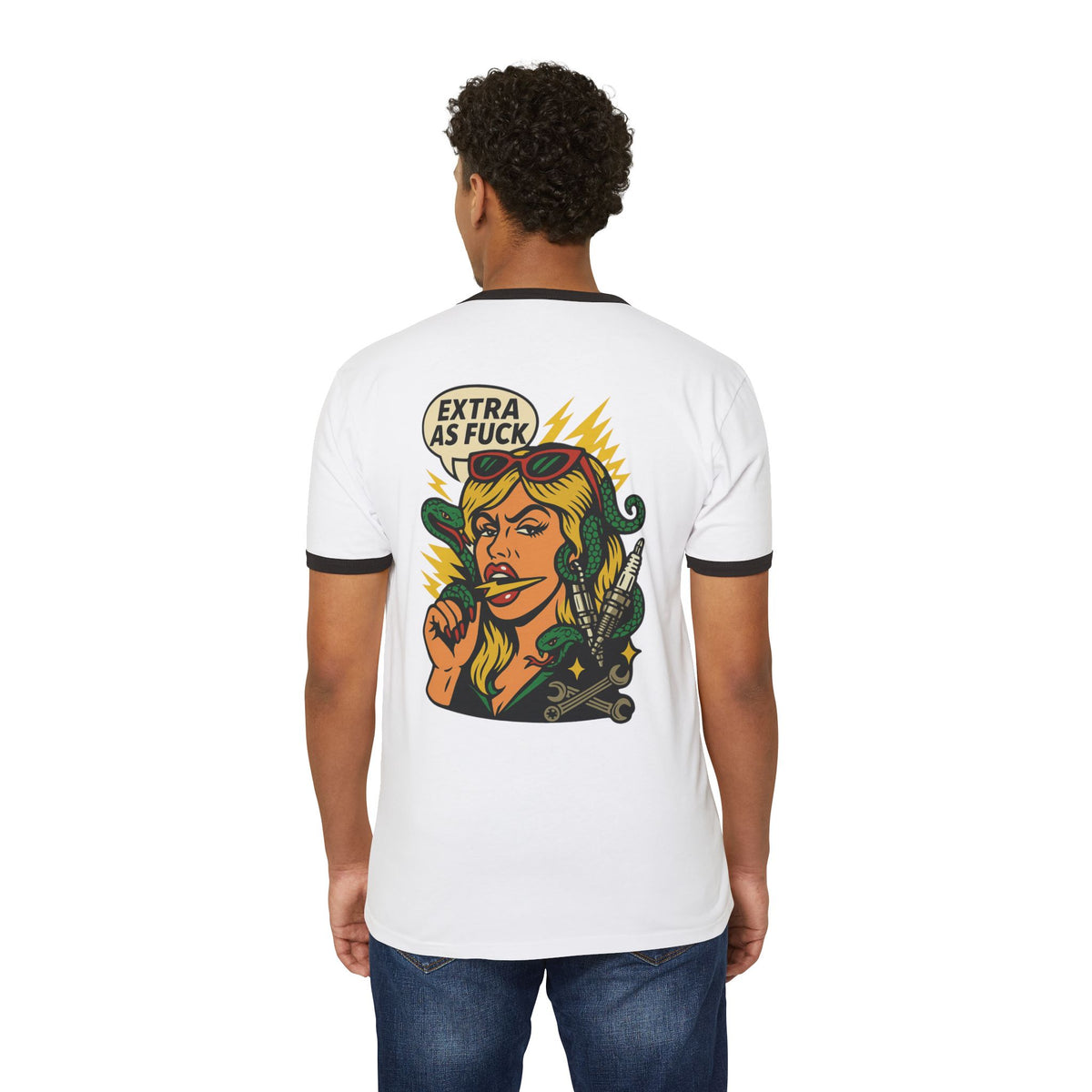 Extra As F*ck Retro Tee