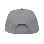 Flat Bill Cap — 'Steel Sirens & Co' Embroidered Laurel Snapback