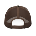 Camo Trucker Hat — Embroidered Rustic Patch Cap