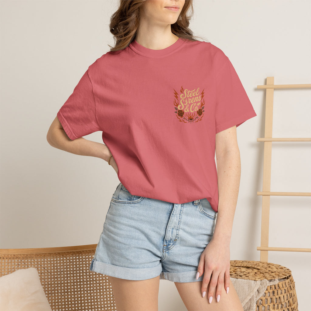 Leo Born, Fire Forged Garment-Dyed T-shirt