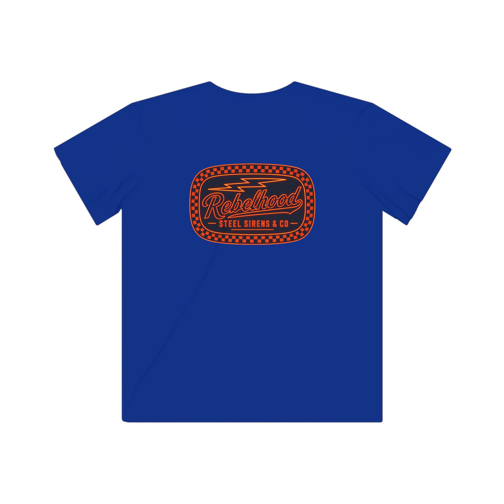 Kids Tee — Retro Racing Patch "Ridgewood Speed Shop"