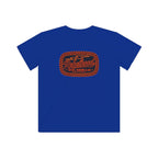 Kids Tee — Retro Racing Patch "Ridgewood Speed Shop"
